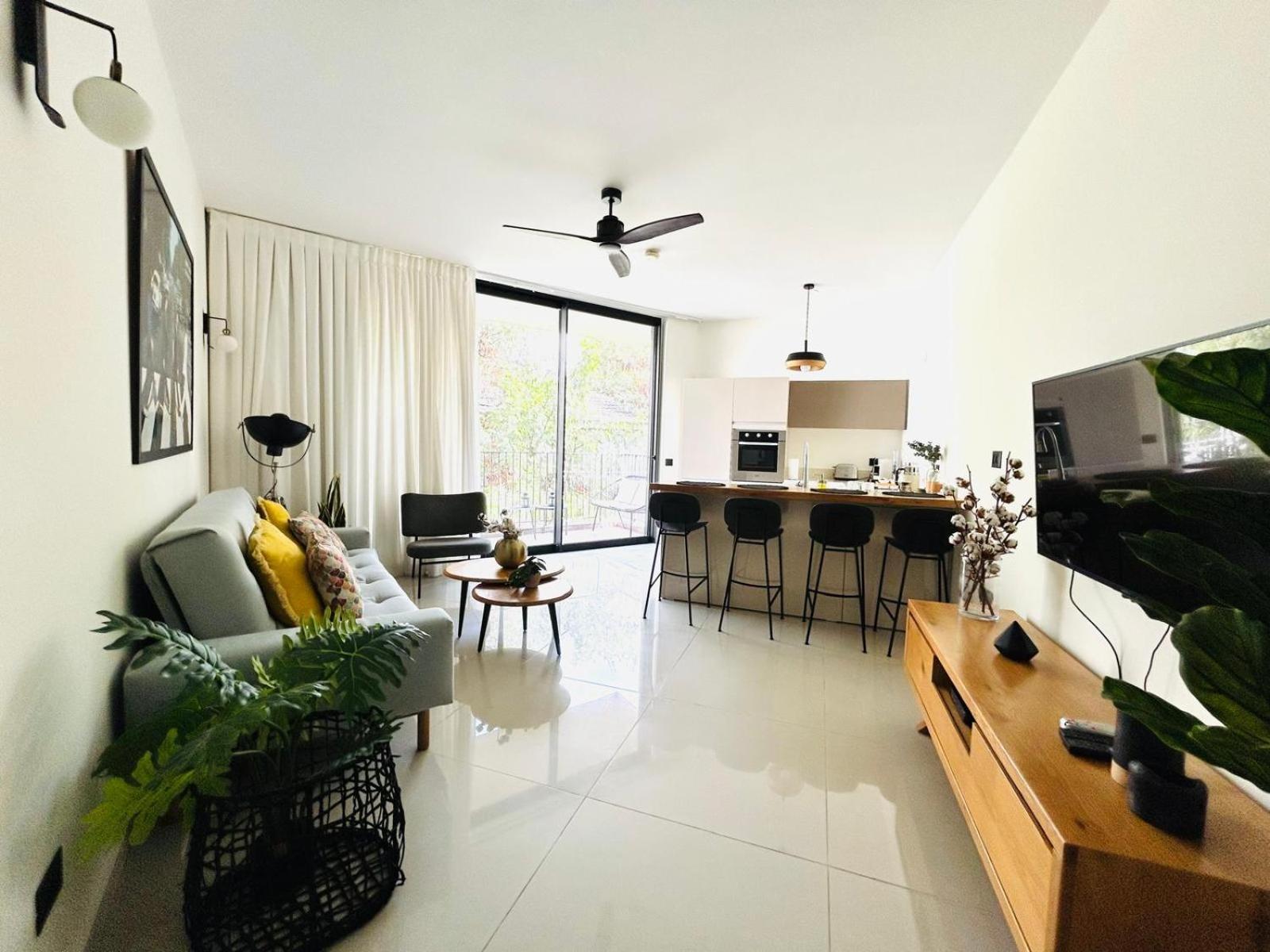 Tel-Aviv Center, Near The Beach, Terrace, 2 People Exterior foto